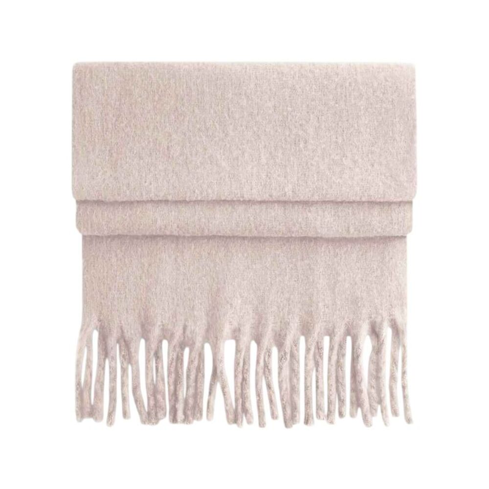 Beechfield Fluffy Scarf / Blush Pink